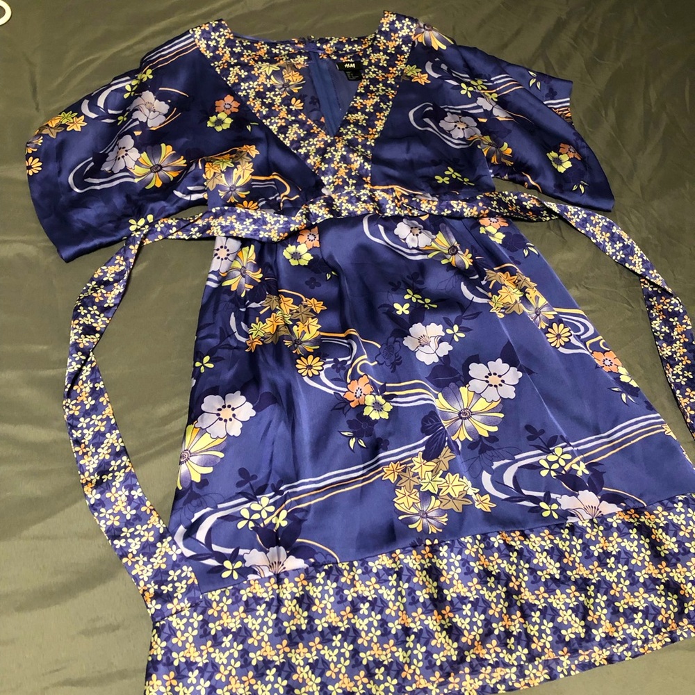H&M Silky Kimono Dress